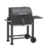 GrillChef Comfort charcoal grill cart, black