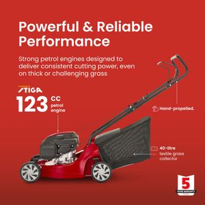 Mountfield Petrol Lawnmower 39cm – HP41 Push Mower