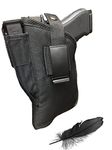 Fits Walther PPQ and PPX with Laser. Soft Nylon Inside or Outside The Pants Gun Holster.