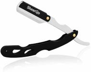 Straight Razor - Straight Razors for Men, ShearQo Professional Barber Razor, 100% Stainless Steel Straight Razor for Close Shaving