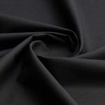 Organic Cotton Muslin Fabric(Black, 1 Yard)