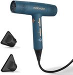 mdlondon Blow Professional Hair Dryer (Casal Blue), Lightweight Hairdryer (360g), 1600W Hairdryers for Women and Men with 3M Cable and 3 Heats/Speeds - Genuine mdlondon Hair Dryers & Accessories