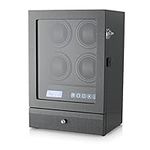 4 Watch Winder with LED Backlight, 