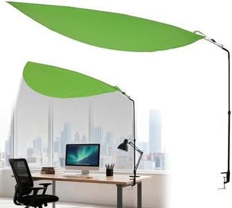 Green office cubicle desk shade，Portable Cubicle Light Shield and Office Shade to Block Overhead Light，Adjustable Desk Shade for Cubicle to Block Light & Reduce Glare – Essential Office Accessories
