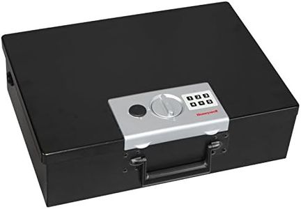 Honeywell 6110 Large Fire Resistant Digital Steel Security Box, 0.50 Cubic Feet