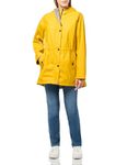 URBAN REPUBLIC Womens Vinyl Raincoat Anorak, Yellow Mustard, X-Large-XX-Large Plus