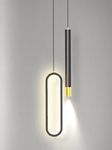 Smartway Metal - 18 Watt Myra, Pendant Light For Living Room, Bedroom, Hanging Light (Warm White + Cold White + Natural White)