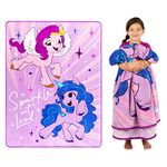 Franco Kids Bedding Super Soft Plush Micro Raschel Blanket, 62 in x 90 in, My Little Pony