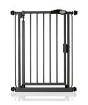 Bettacare Auto Close Stair Gate, 68.5cm - 75cm, Slate Grey, Narrow, Narrow Pressure Fit Safety Gate, Baby Gate, Safety Barrier for Doors Hallways and Spaces, Easy Installation