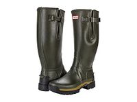 Hunter Balmoral Side Adjustable Neo Lined Tech Sole Tall Mens Wellington Boots - Dark Olive UK 8