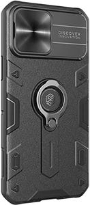 Nillkin Case for iPhone 13 Pro Max Case, Shockproof Phone Case for Phone 13 Pro Max 6.7'' Black [Built in Kickstand&Camera Protector]