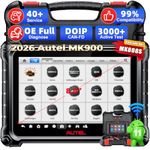 Autel MaxiCOM MK900 Bidirectional Scanner, 2024 Newest Autel Scanner Upgrade from MK808S MX808S MK808Z, 40+ OBD2 Service Mode, All System Scan Tool for Car, WiFi Print, DoIP CAN FD, FCA Auto Auth