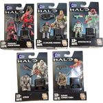 Mega Construx Halo Heroes Series 18 Complete Set of 5 Buildable Action Figures from DKW59-963H Release