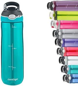 Contigo Plastic Large BPA-Free Leakproof Hydration Bottle with Flip Straw - 720 ml, Scuba, Pack of 1, Assorted
