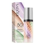 One Step Color Corrector Face Primer,Skin Perfecting Primer Makeup Isolation Cream To Even Complexion,Oil Control-Pore Minimizer Primer With Hyaluronic Acid & Niacinamide Makeup Base Formula