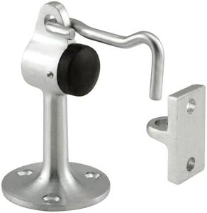 Prime-Line Products J 4602 Door Floor Stop Holder, 2-1/8-Inch, Brushed Chrome