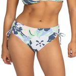 Roxy Women's Beach Classics Moderate Bikini Bottom, Vintage Indigo Archive Roxy 241, Large