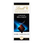 Lindt Excellence Sea Salt Touch Chocolate, 2 X 100 Gram