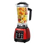 Taylor & Brown Professional Blender Countertop Smoothie Maker, 2200W 10-Speed Smoothie Blender with 2L BPA-Free Tritan Container, 28000 RPM High Speed with 6 Blending Presets (Red)