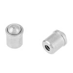 10pcs Spring Plunger Ball 6 * 7mm Push Fit Ball Spring Smooth Plunger Stainless Steel Ball Drive Spring Plungers Set Tool Kit