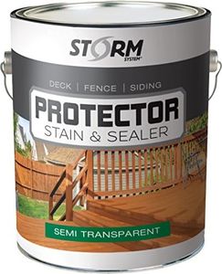 Storm Stain Protector - Hickory, 1 Gallon, Protects Outdoor Wood from Water & UV Rays, Siding, Fence & Deck Stain and Sealer