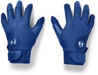 Under Armour Men's Harper Pro 20 Baseball Gloves , Royal Blue (400)/Metallic Silver , Medium