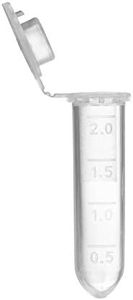 Eowpower 400 Pieces 2 ml Plastic Test Tube Centrifuge Tubes for Sample Storage Container Fragrance Beads Liquid