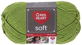 Red Heart Soft Yarn, Guacamole