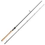 FLADEN Fishing - VANTAGE CARBON 2 Piece Lure Spinning Rod - Quality Stylish Light Graphite Blank Full Cork Handle - From The All Purpose Predatory Lure Range (6ft / 180cm - 3 to15g cw) [12-31002]