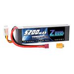 Zeee 11.1V 50C 5200mAh 3S Lipo Battery Soft Pack Battery with Deans and XT60 Connector for RC Plane RC Airplane RC Helicopter DJI Quadcopter RC Car Truck Boat