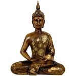 Oriental Furniture 11" Thai Sitting Buddha Statue