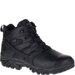 Merrell Men's Moab 2 Mid Response Wp Tactical Boot, Black, 3.5 M US