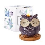 Kinforse Scented Candles Gifts for Women, Birthday Presents for Women,Owl Gifts for Women Lavender Candle, Best Friend Unique Happy Birthday Bath Candle Set Gift Ideas…