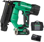 Metabo HPT 18V MultiVolt Cordless 18 Gauge Brad Nailer Kit | Includes 1-18V, 2.0 Ah Lithium Ion Battery w/Fuel Gauge | Lifetime Tool Warranty | NT1850DFT