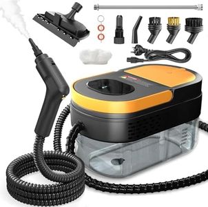 2500W Handheld Steam Cleaner for Home, 15s Fast Heat-Up, 1.6L Tank Steamer for Cleaning with 3 Levels, Handheld Steam Cleaner for Dirt, Grease, Grout, Tile, Car - AU Plug