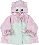 Bearington Baby Lil' Hoots Pink Owl Hooded Coat (12-24 Months)