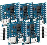 AZDelivery Micro USB Charging Module 1A Lithium Boost Battery Shield 5V for D1 Mini including E-Book! (Pack of 5)