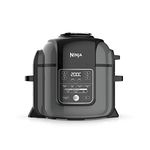 Ninja Foodi MAX Multi-Cooker [OP450UK], 7-in-1, 7.5L, Electric Pressure Cooker and Air Fryer, Grey and Black