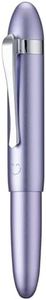Hongdian M1 Fountain Pen Extra Fine Nib, Purple & Submarine Shape Aluminium Short Mini Pocket Travel Pen