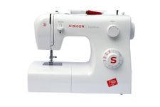 Singer 2250 Tradition Zig-Zag Sewing Machine, 10 Built-in Stitches, 23 Stitches Functions (White) with 70W Powerful motor & Feed dog with 106 Teeth in 6 Rows-Get Free Online Interactive Master Class