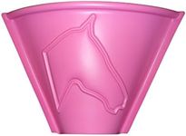 Hay Feeder - Horse & Pony Plastic Corner Hay Feeder (Pink, Pony size) Buy 3 - Receive a free heavy duty mucking out shovel