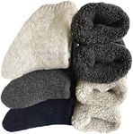 Mens Heavy Thick Wool Socks - Soft 