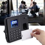 Clocking in Machine with Software,Employee Clocking in Machine,Office Punch Clock,Time Attendance Machine 2.4in TFT LCD Screen Password Fingerprint ID Card Recognition