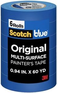 ScotchBlue Painter's Tape Original Multi-Surface, .94-Inch x 60-Yard, 6 Rolls