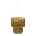 Meri Meri Gold Tinsel Chandelier - Home Party Decoration