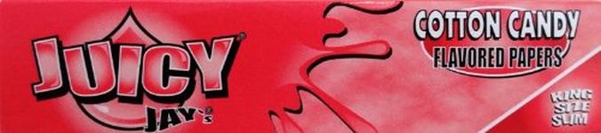 Juicy Jay's 'COTTON CANDY' King Size Flavored Papers - 24 Booklets(32 Leaves Each) - SOLD BY TRENDZ