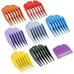 Hair Clipper Guards Combs,8PCS Professional Hair Clipper Guide Combs,Replacement for Most Clippers Trimmers and Spares Haircut Accesorries Lengths from 1/8" to 1" (3-25mm)