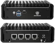 MOGINSOK Firewall Appliance 2.5Gbe Intel Celeron N5095 Quad Core, 4*Intel I225-V LAN Fanless Mini PC 8G DDR4 128G M.2 NVMe Support PFSENSE Router/AES-NI/OPNsense