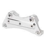 XMMT Chrome Motorcycle Handlebar Clamp 1 Inch Handlebar Risers Top Clamp for Harley Electra Glide Road Glide Street Glide Road King Touring 1997-2023