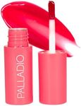 Palladio Jelly Tint, Liquid Stain for Cheeks & Lips, Vivid Color Lip Stain, Lightweight Non-Sticky and Transfer-proof, Natural Finish Makeup, Strawberry Sugar